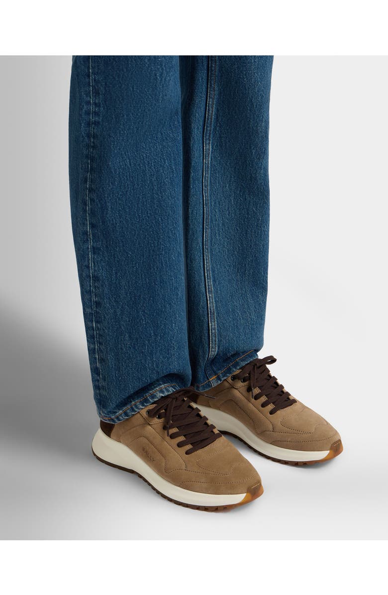 Bally Outline Sneaker in Suede, Alternate, color,