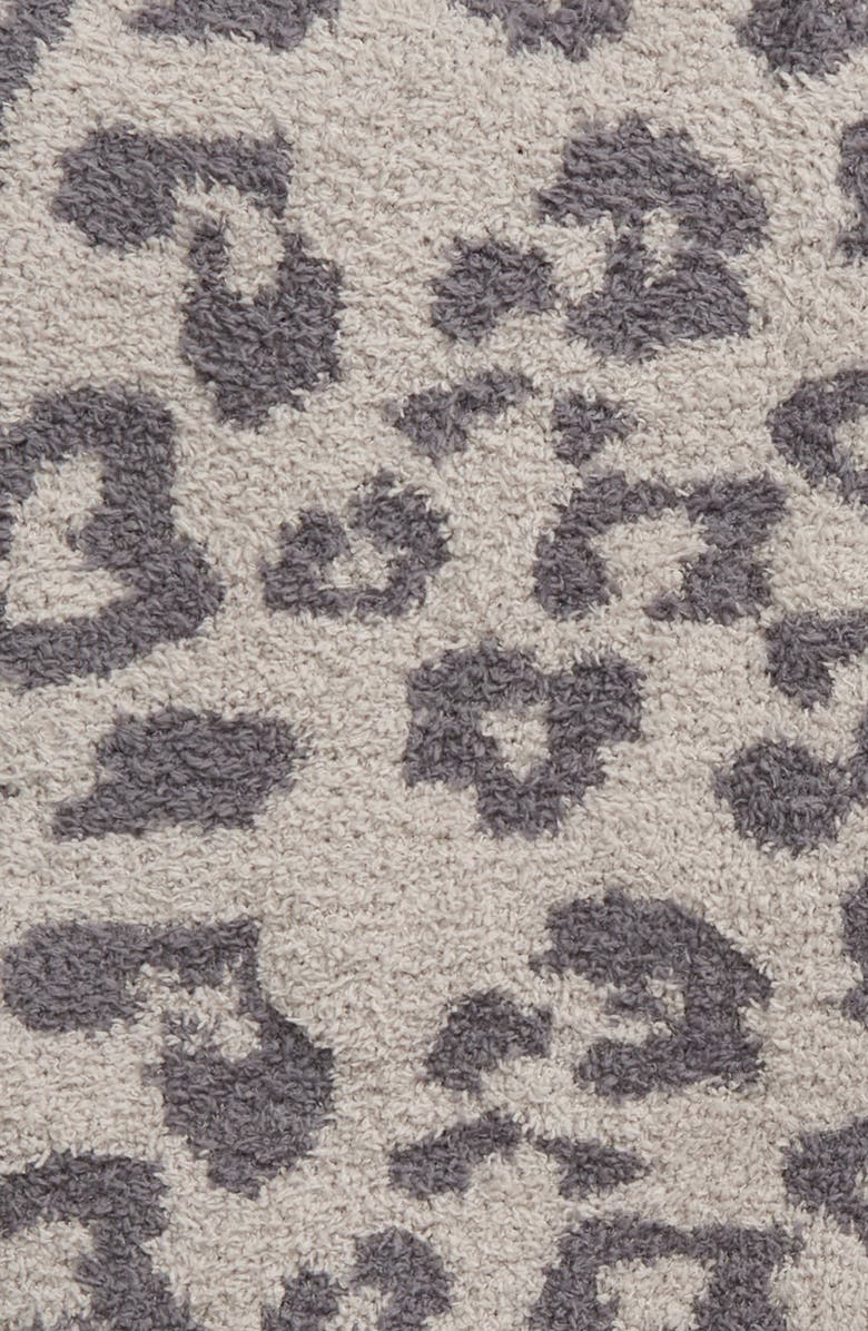 Barefoot Dreams<sup>®</sup> CozyChic<sup>®</sup> Leopard Print 54 x 72 Throw Blanket, Alternate, color, Linen/ Graphite