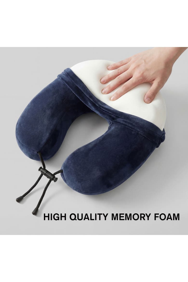Ellis Contour Travel Neck Pillows, Alternate, color, Blue