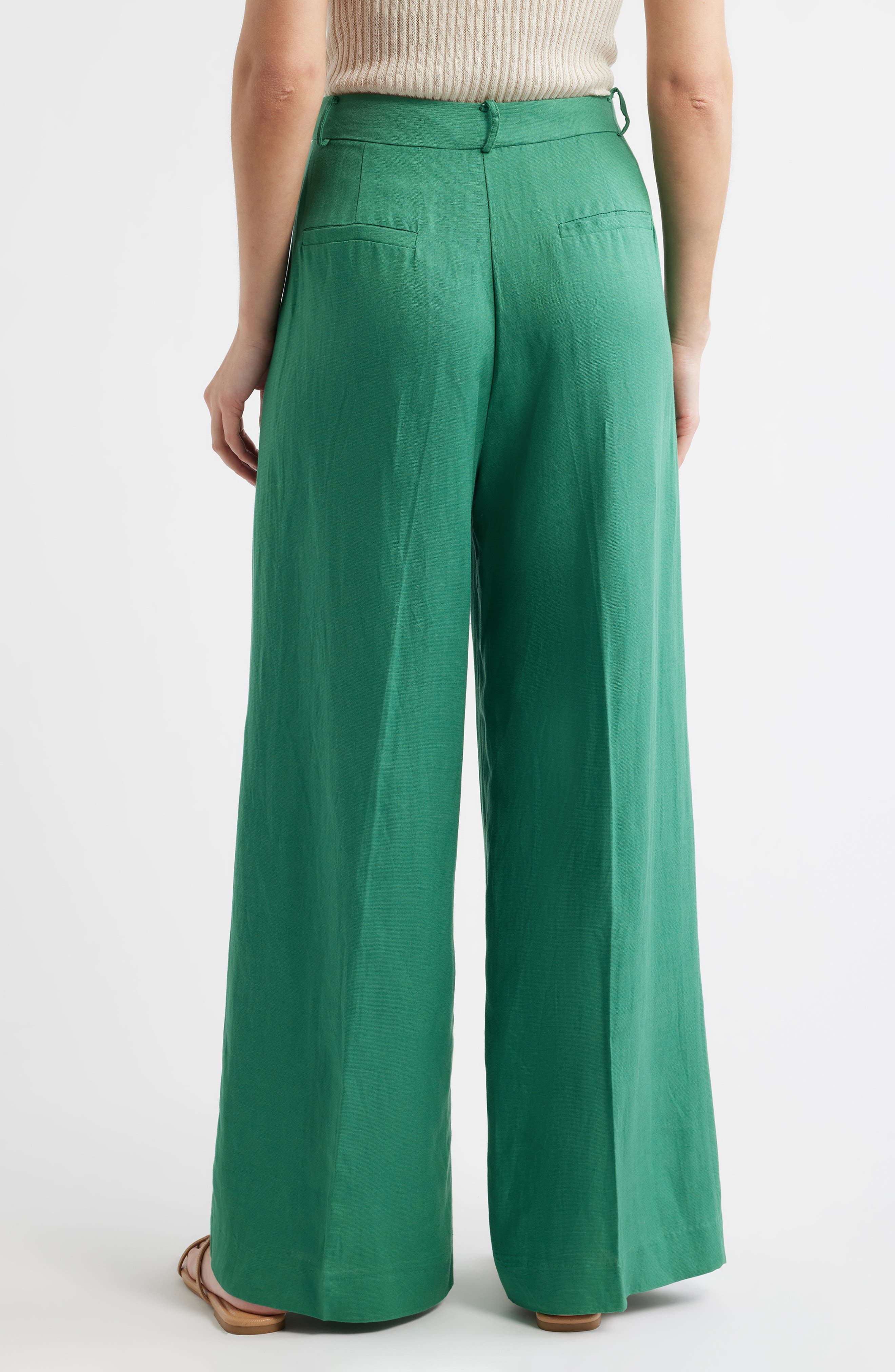 Palermo Pleated Wide Leg Pants - image 2