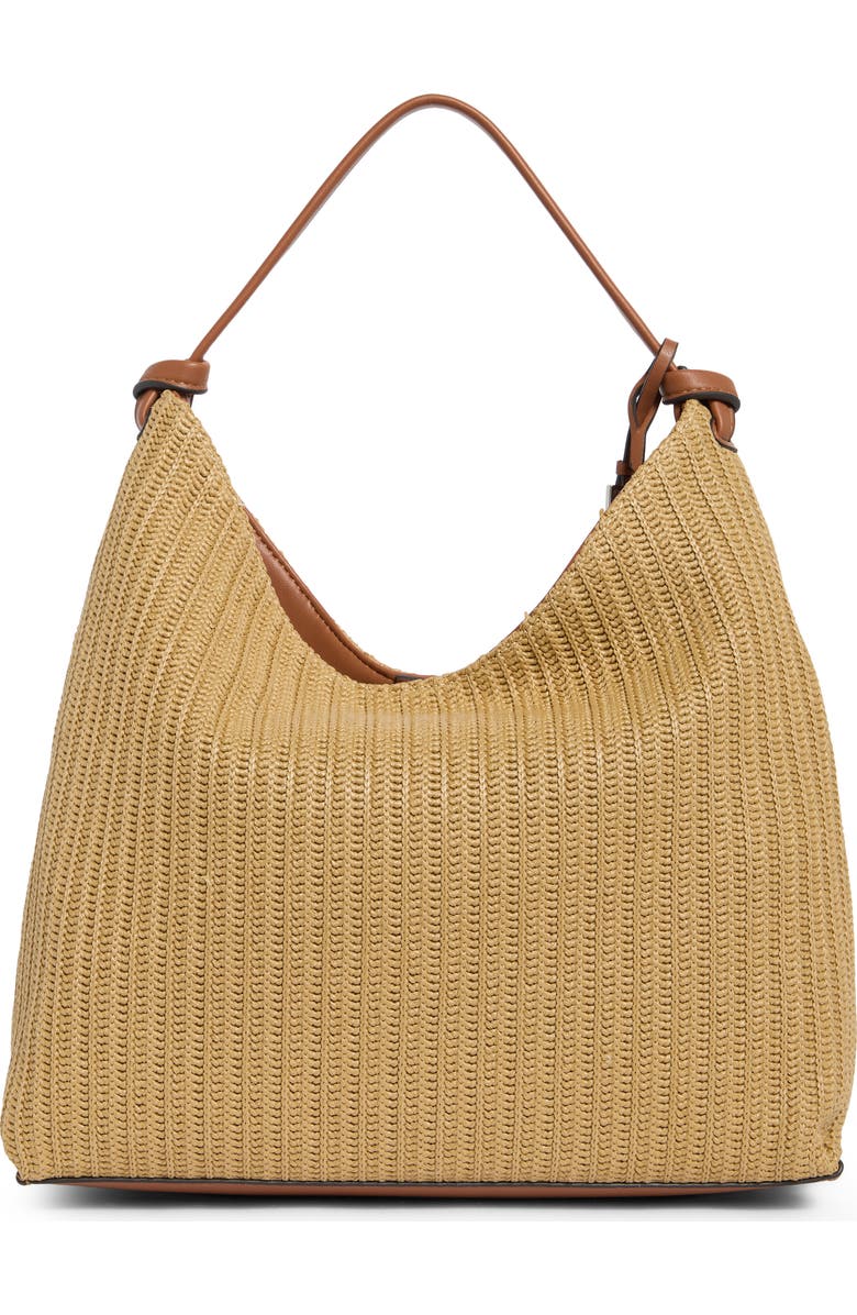 DKNY Paula Hobo Bag, Alternate, color, Natural/ Saddle