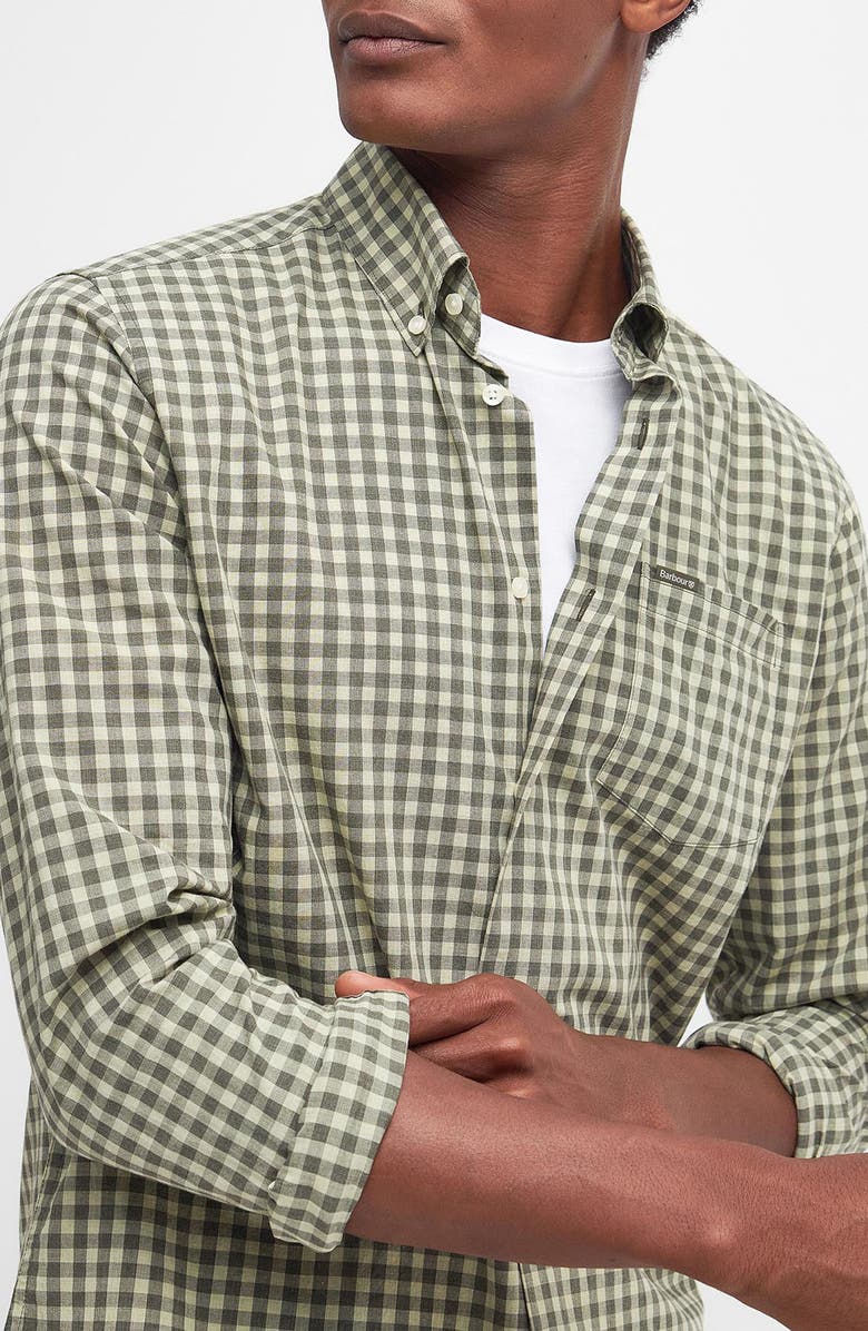 Barbour Merryton Cotton Button-Down Shirt, Alternate, color, 
