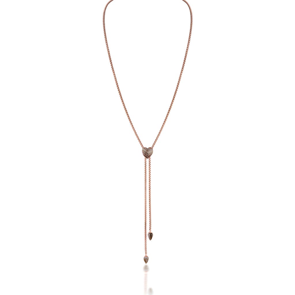 Luvmyjewelry Luv Me Lace Agate Slide Y-necklace