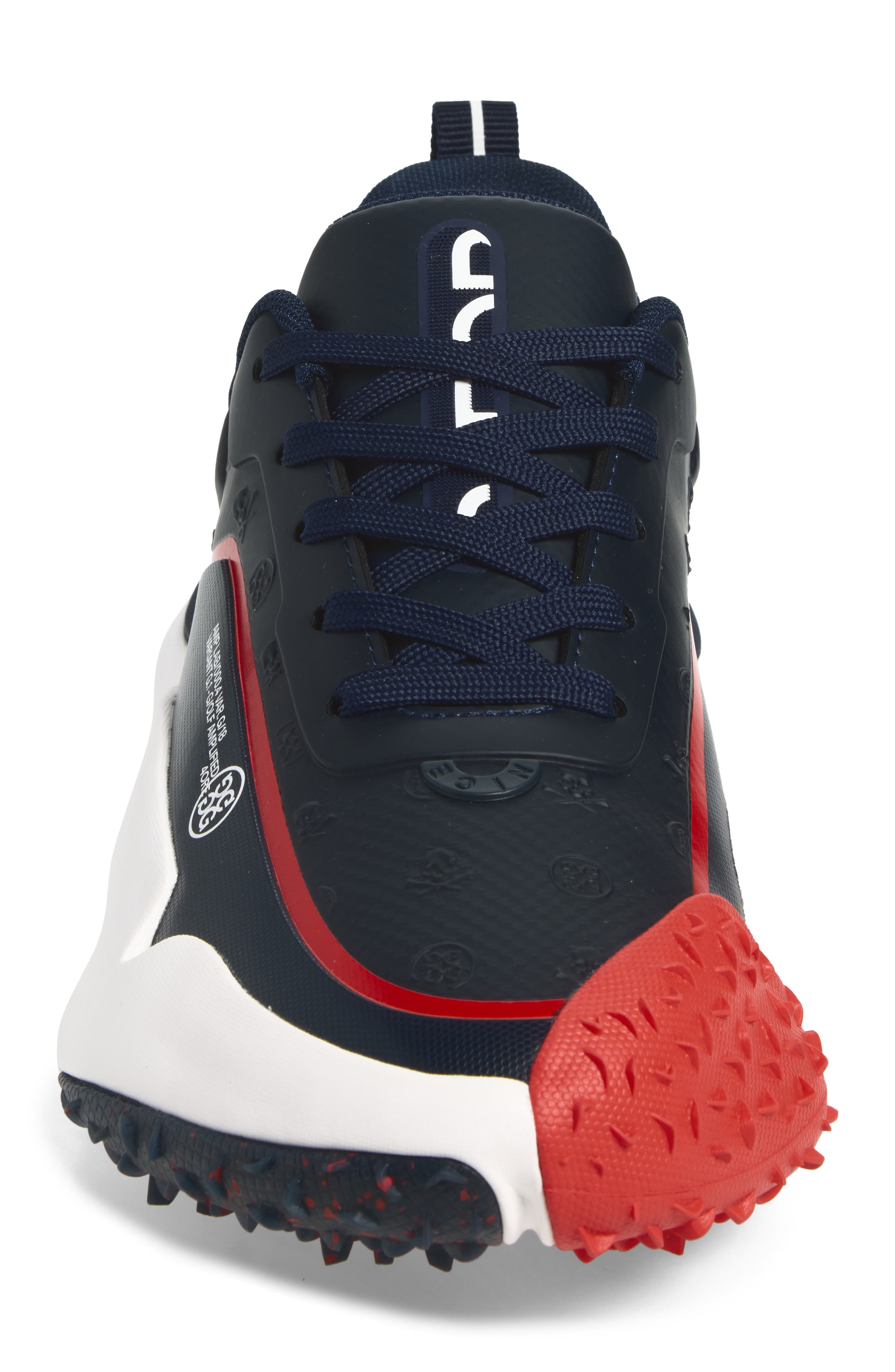 G/18 Embossed Skull & Tees Golf Shoe, Alternate, color, TWILIGHT/ LAVA