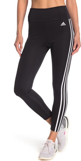 adidas Designed to Move High Rise 3-Stripes 7/8 Sport Tights ...