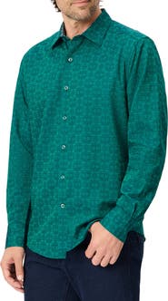 Robert Graham Patterned Long Sleeve Button Up Shirt