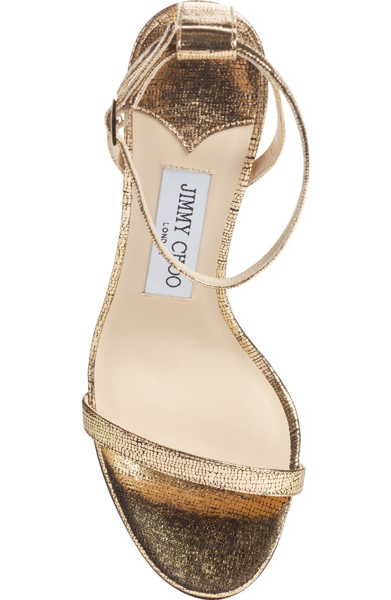 Jimmy Choo Minny Metallic Sandal, Alternate, color,