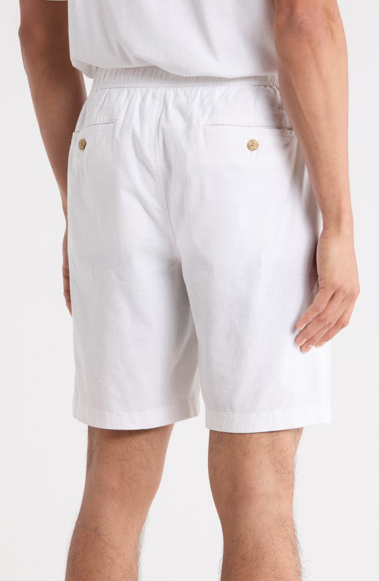Tommy Bahama Riviera Short Linen Blend Shorts, Alternate, color, White