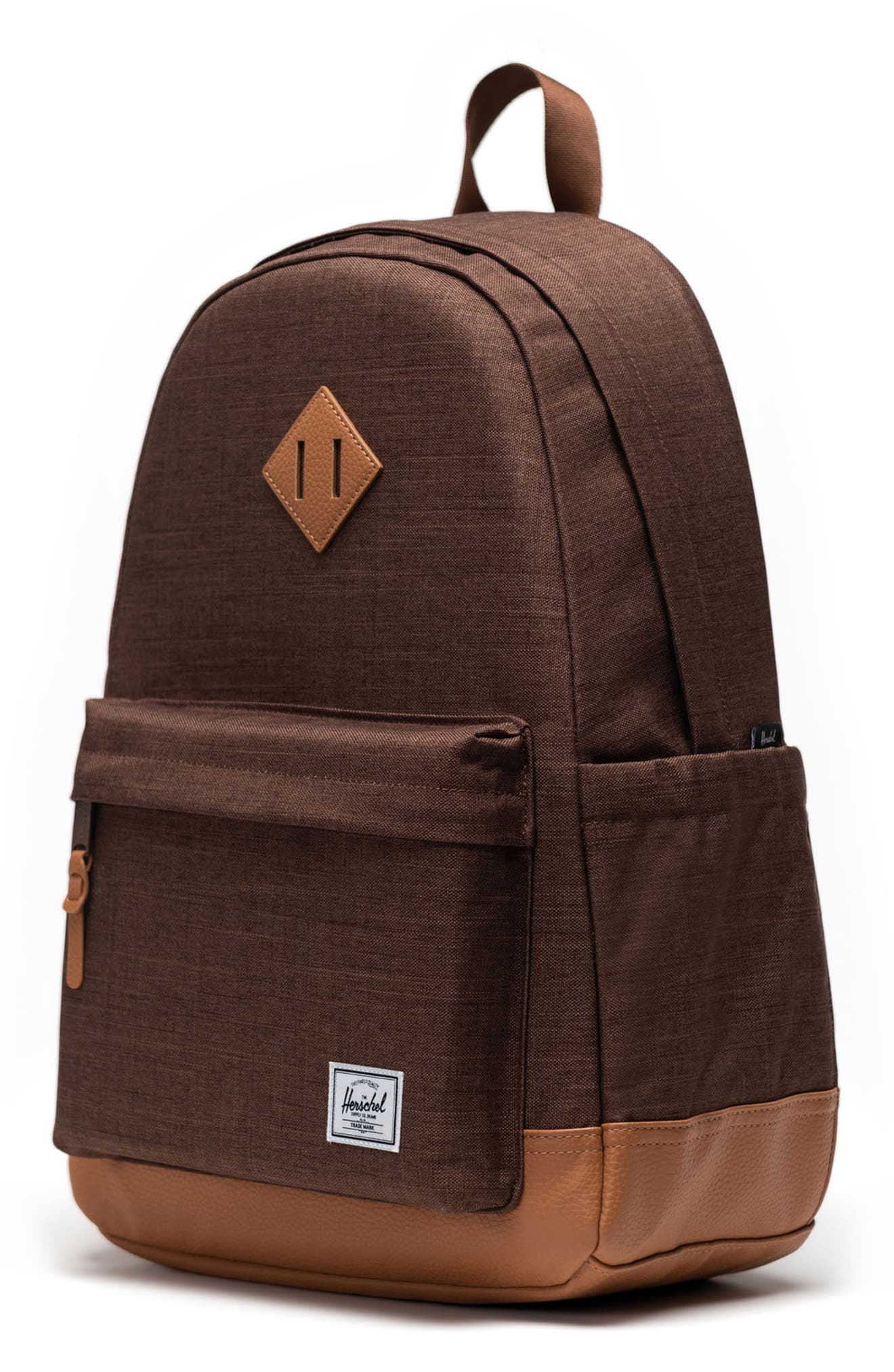 Herschel Supply Co. Heritage Backpack, Alternate, color, Potting Soil Crosshtch/Natural