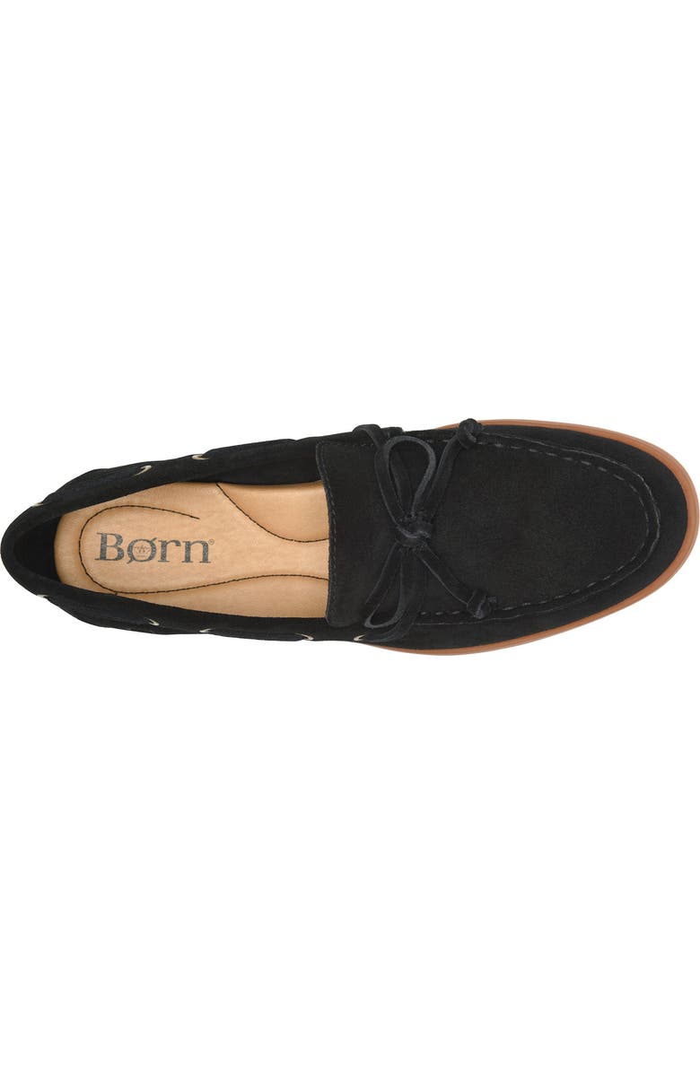 Børn Callie Boat Shoe, Alternate, color, Black Suede