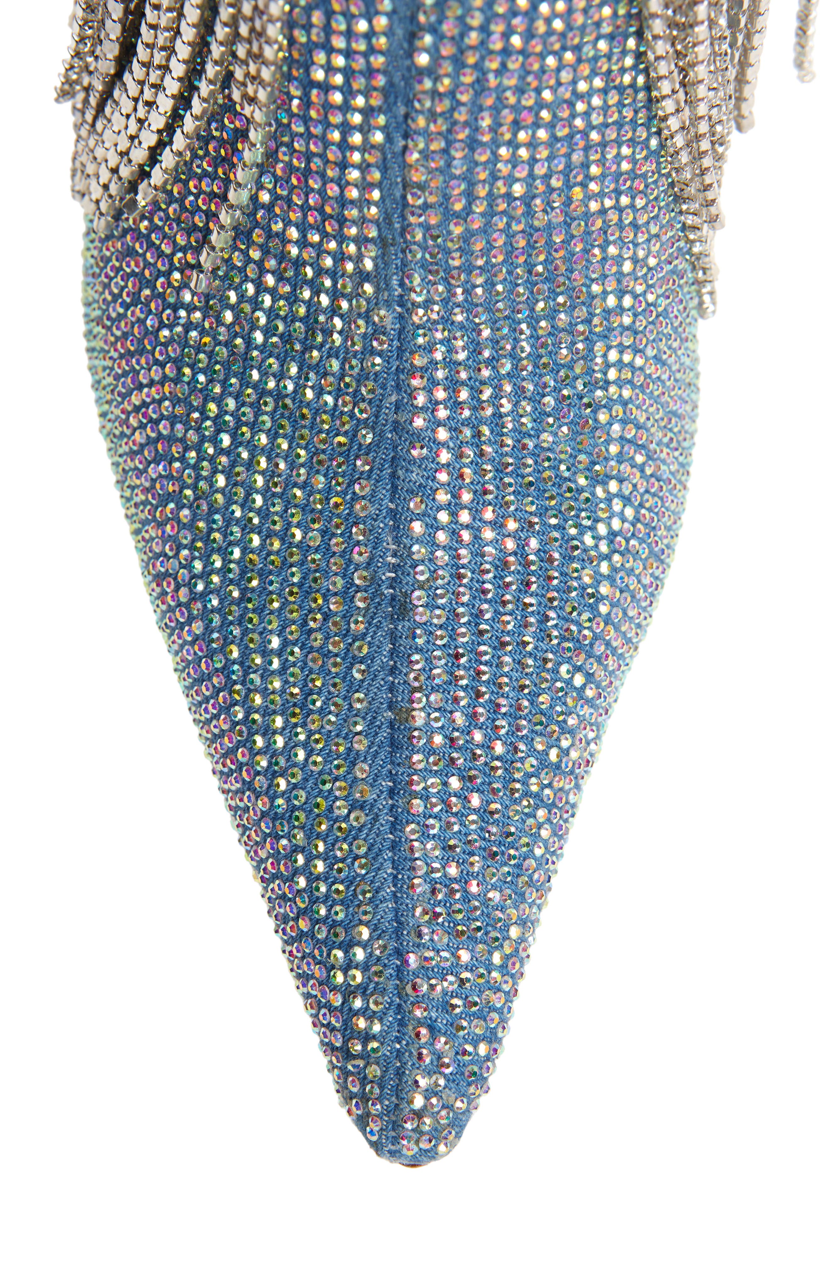 AZALEA WANG App Fringe Knee High Boot, Alternate, color, 