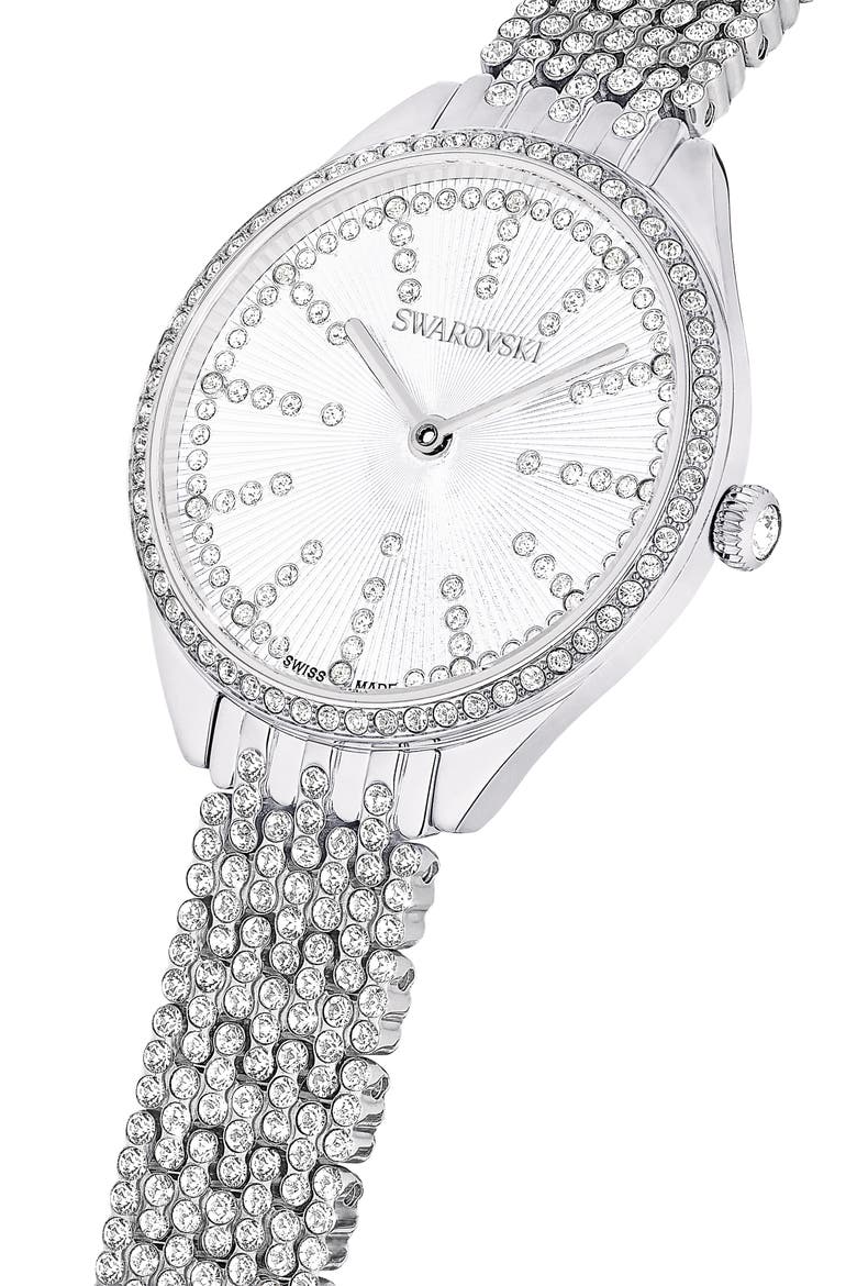 Attract Bracelet Watch, 30mm, Alternate, color, SILVER