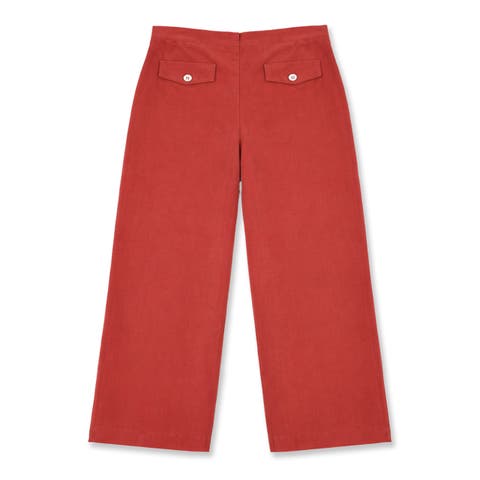 Velvet Wide Leg Pants
