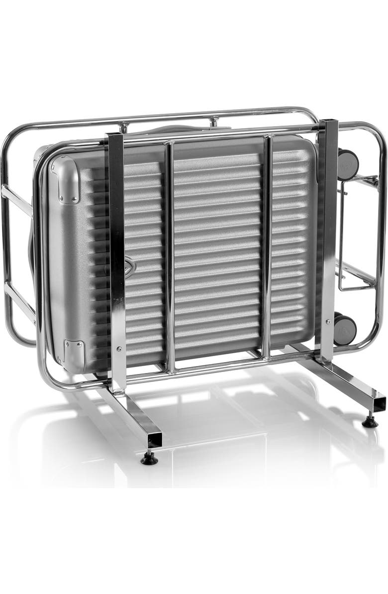 Heys Luxe 21 Inch Carry-on Luggage, Alternate, color, Silver
