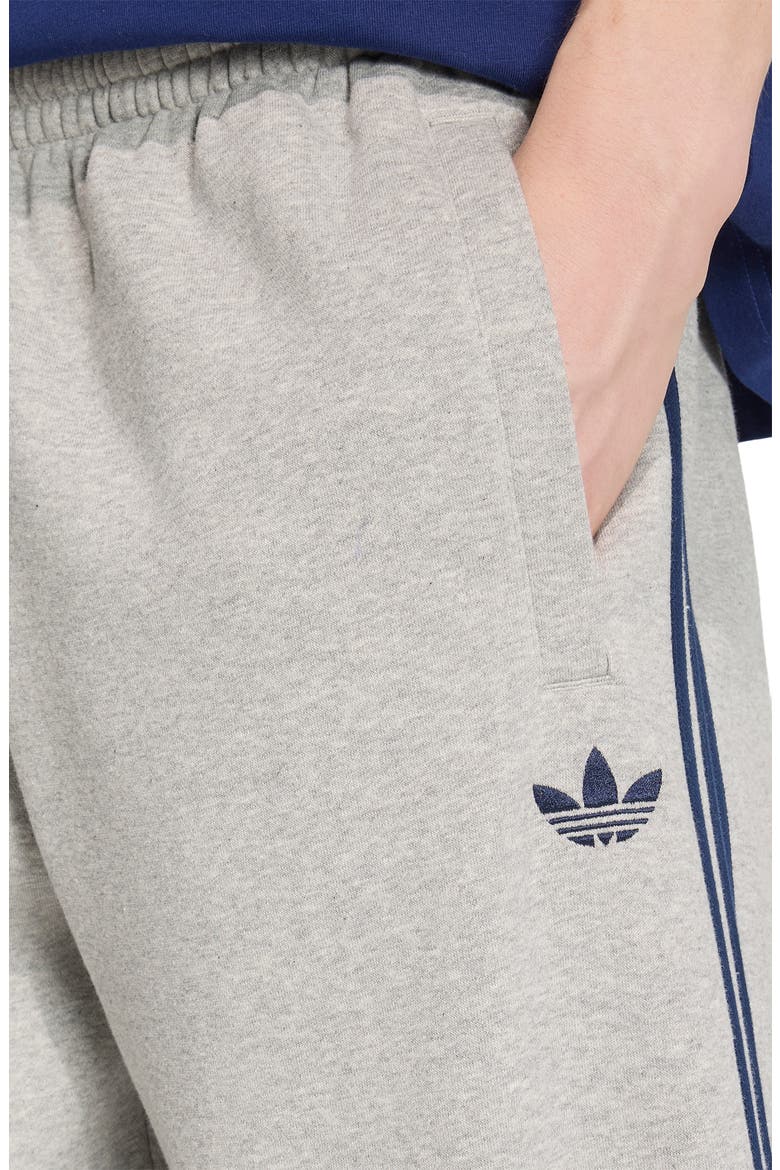 3-Stripes Fleece Joggers, Alternate, color, MEDIUM GREY HEATHER