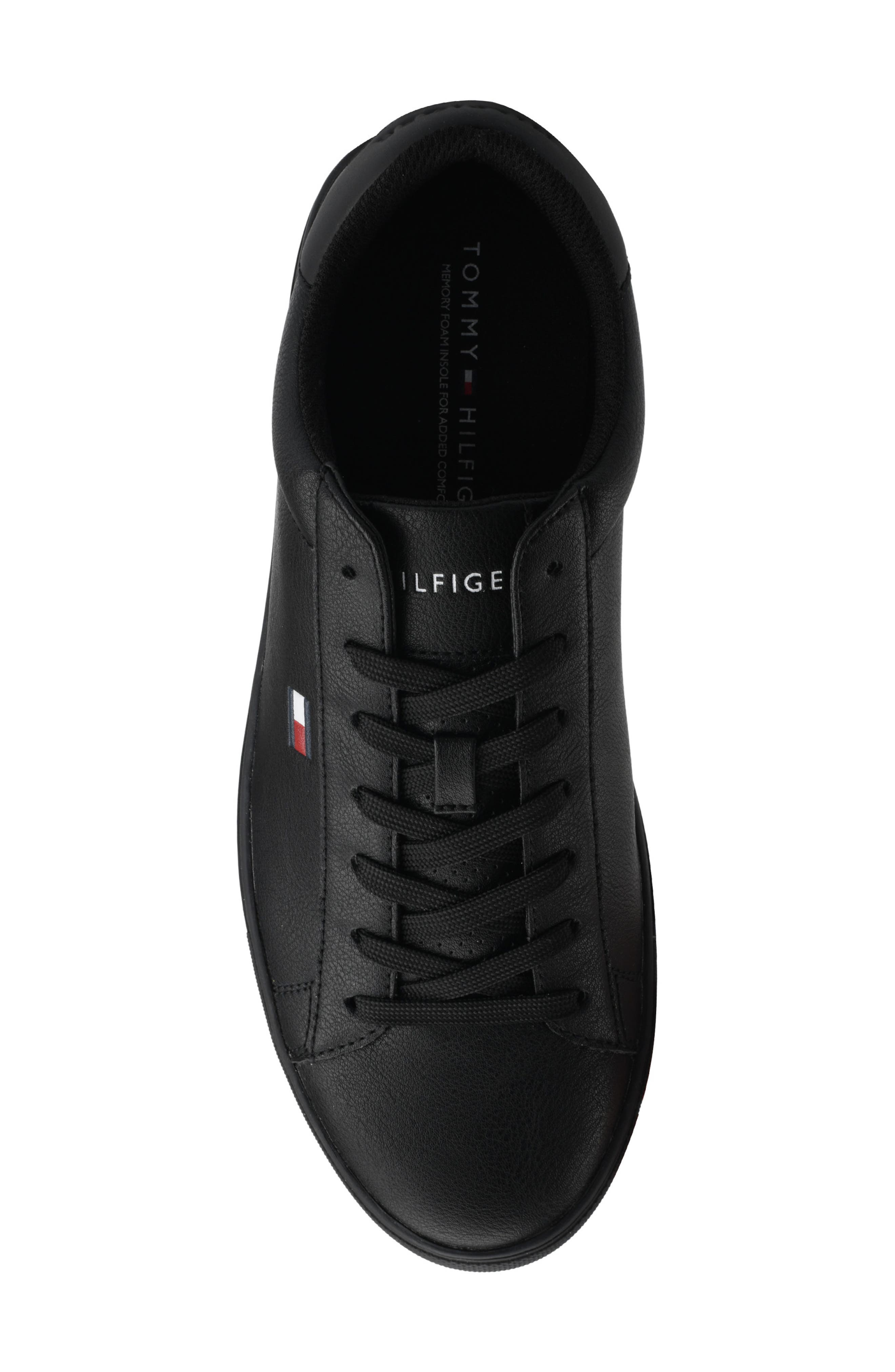 Tommy Hilfiger Brecon Signature Sneaker, Alternate, color, Black