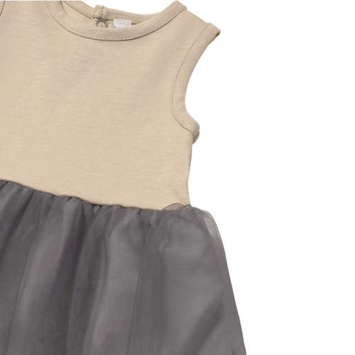 Mayoral Polka-dot Tulle Dress In Neutral