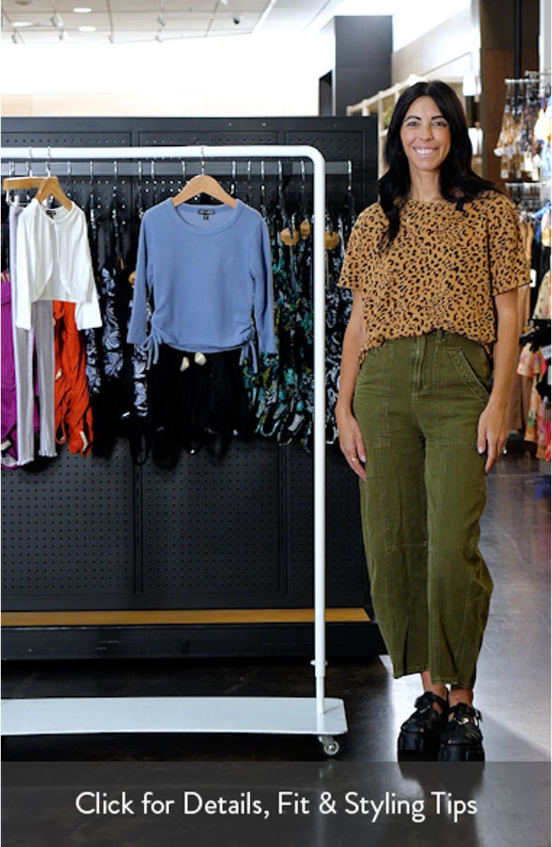 Kids' Side Ruched Knit Top, sales video thumbnail