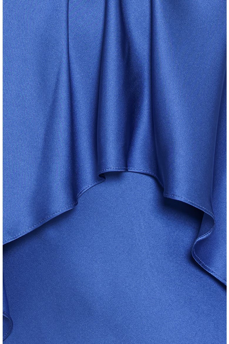 Nyomi Tiered High Neck Maxi Dress, Alternate, color, COBALT BLUE