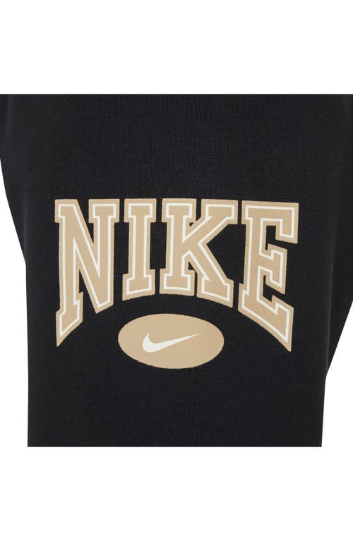 Nike Little Boys Gameday Essentials 2-piece Crewneck Sweatshirt And Pants Set In Black