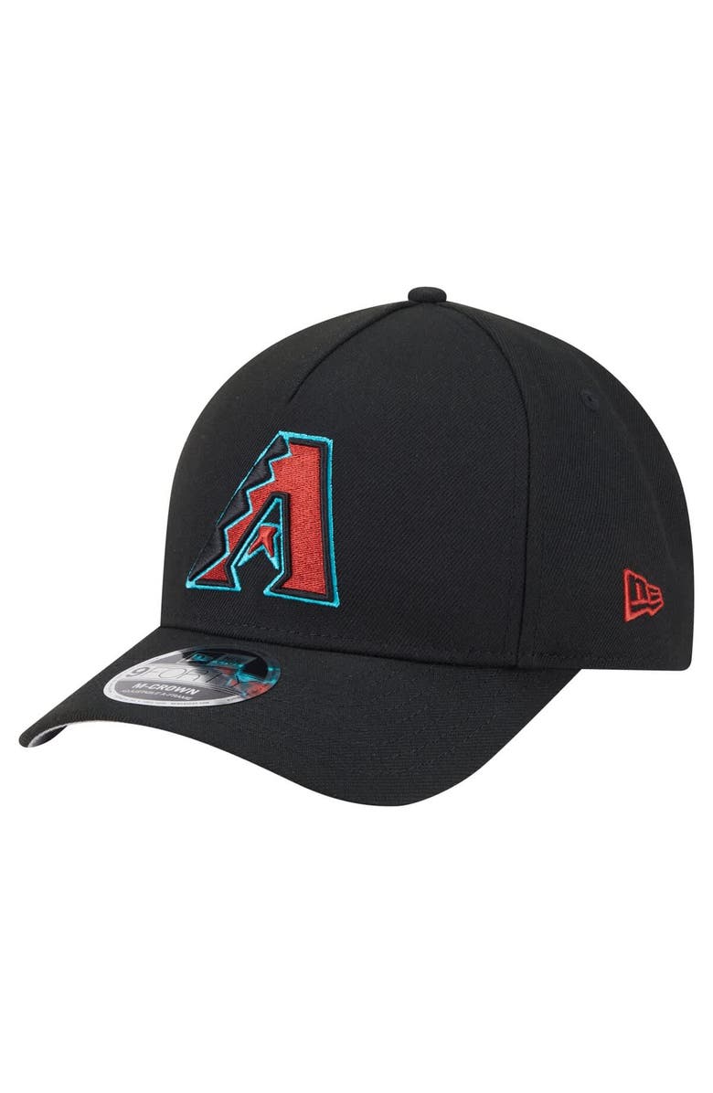 New Era Men's New Era  Black Arizona Diamondbacks 9FORTY M-Crown Adjustable Hat, Main, color, 