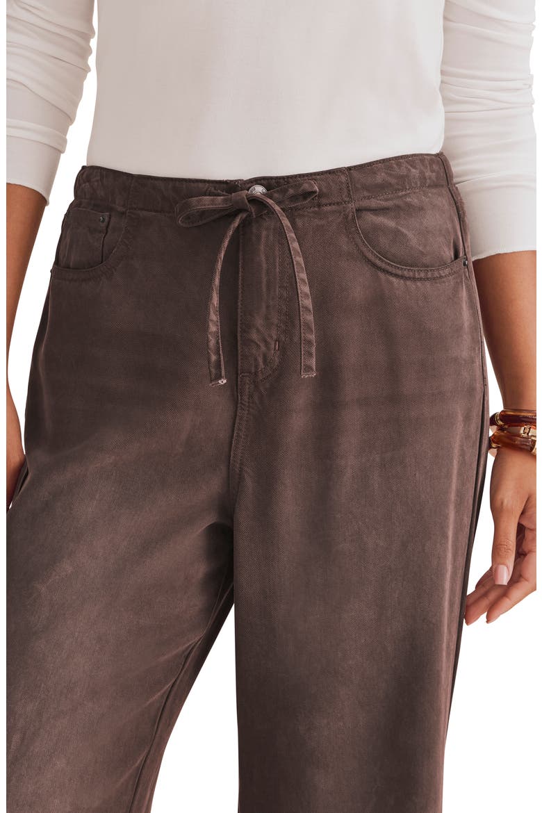 Lounge Denim Pants, Alternate, color, JAVA BROWN