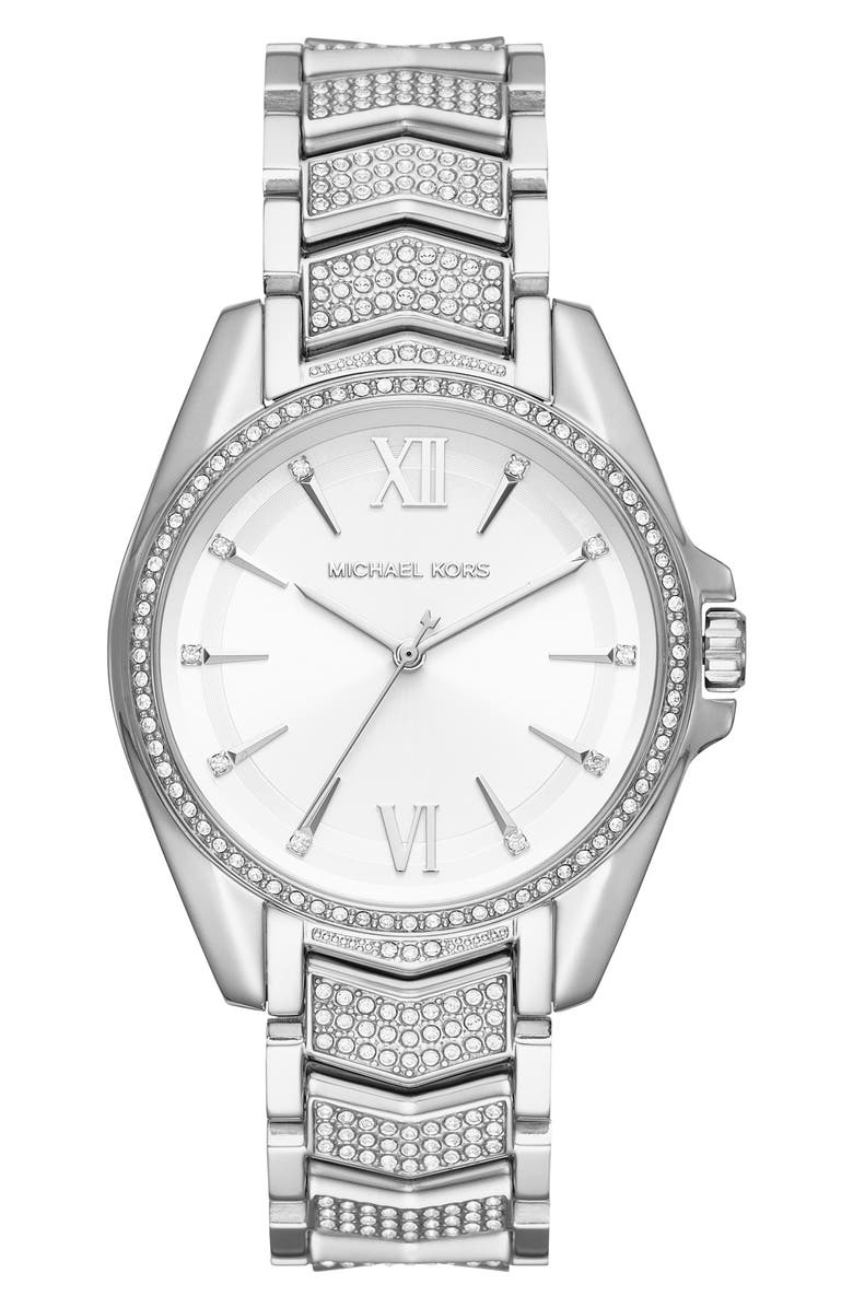 Michael Kors MICHAEL Michael Kors Whitney Bracelet Watch, 38mm, Main, color, 