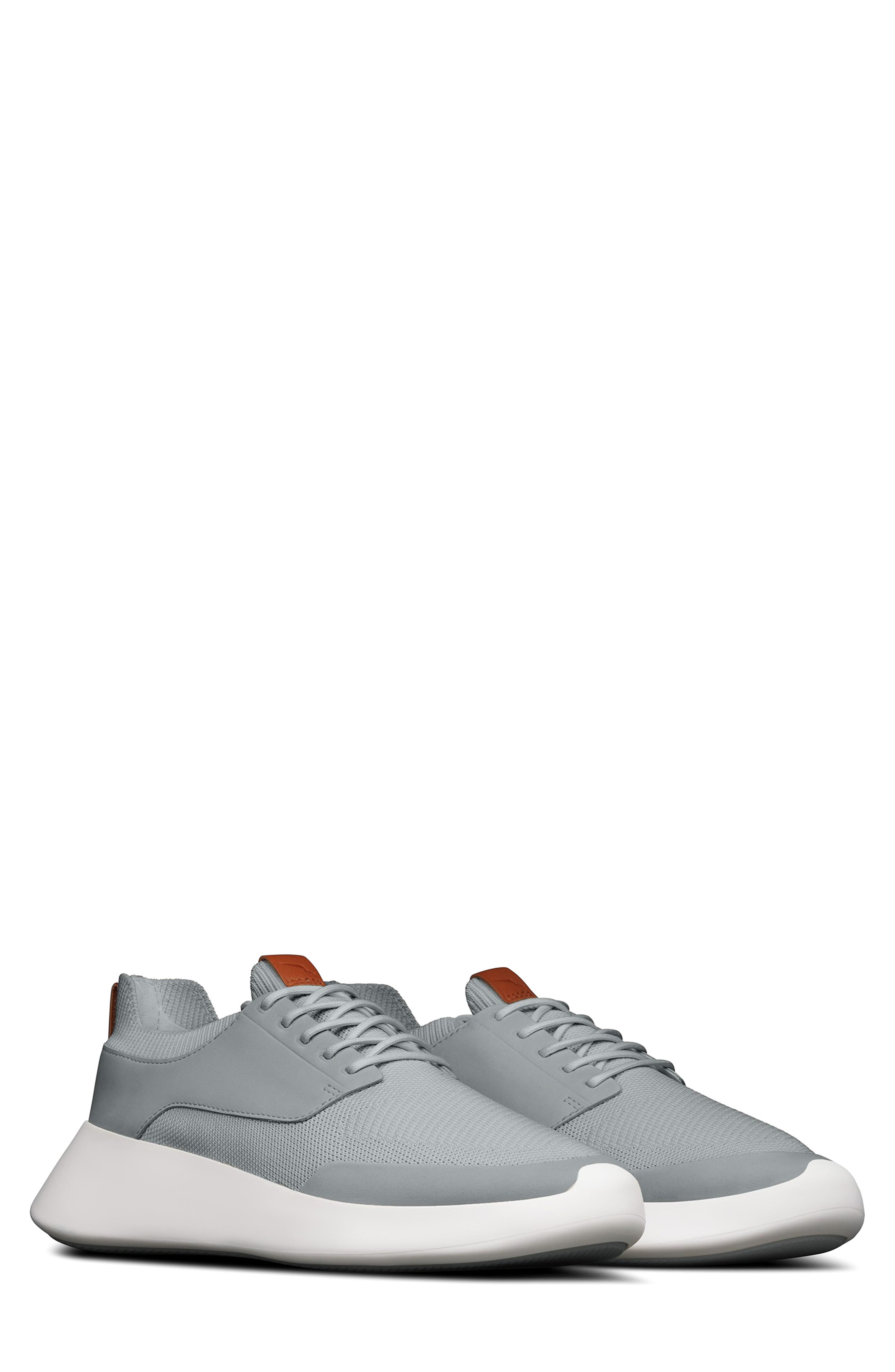 Wolf & Shepherd Toro Swiftknit Sneaker, Main, color, Gray / White