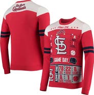 FOCO Men's FOCO Red St. Louis Cardinals Ticket Light-Up Ugly Sweater