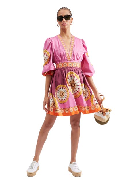 Margherita Dress Napoli Plates Placée Pink