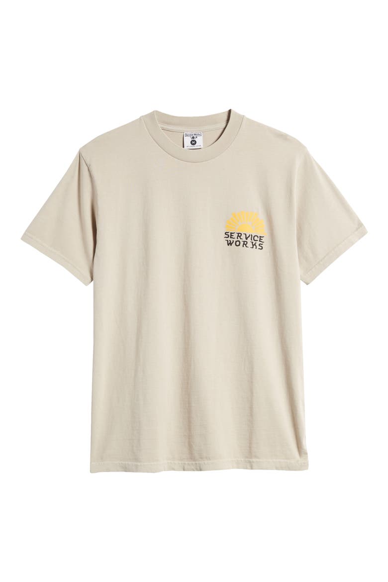 Sunny Side Up Organic Cotton Graphic T-Shirt, Alternate, color, STONE