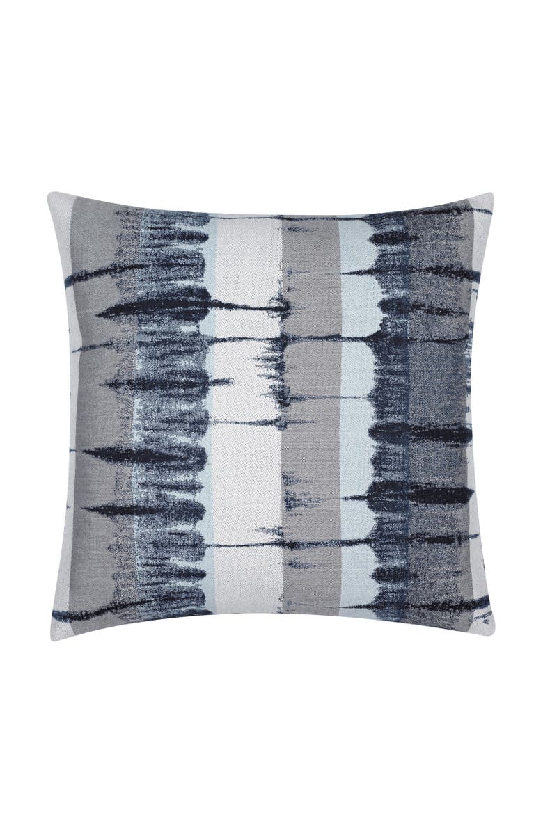 Elaine Smith Shibori Indoor & Outdoor Woven Accent Pillow, Alternate, color, Blue