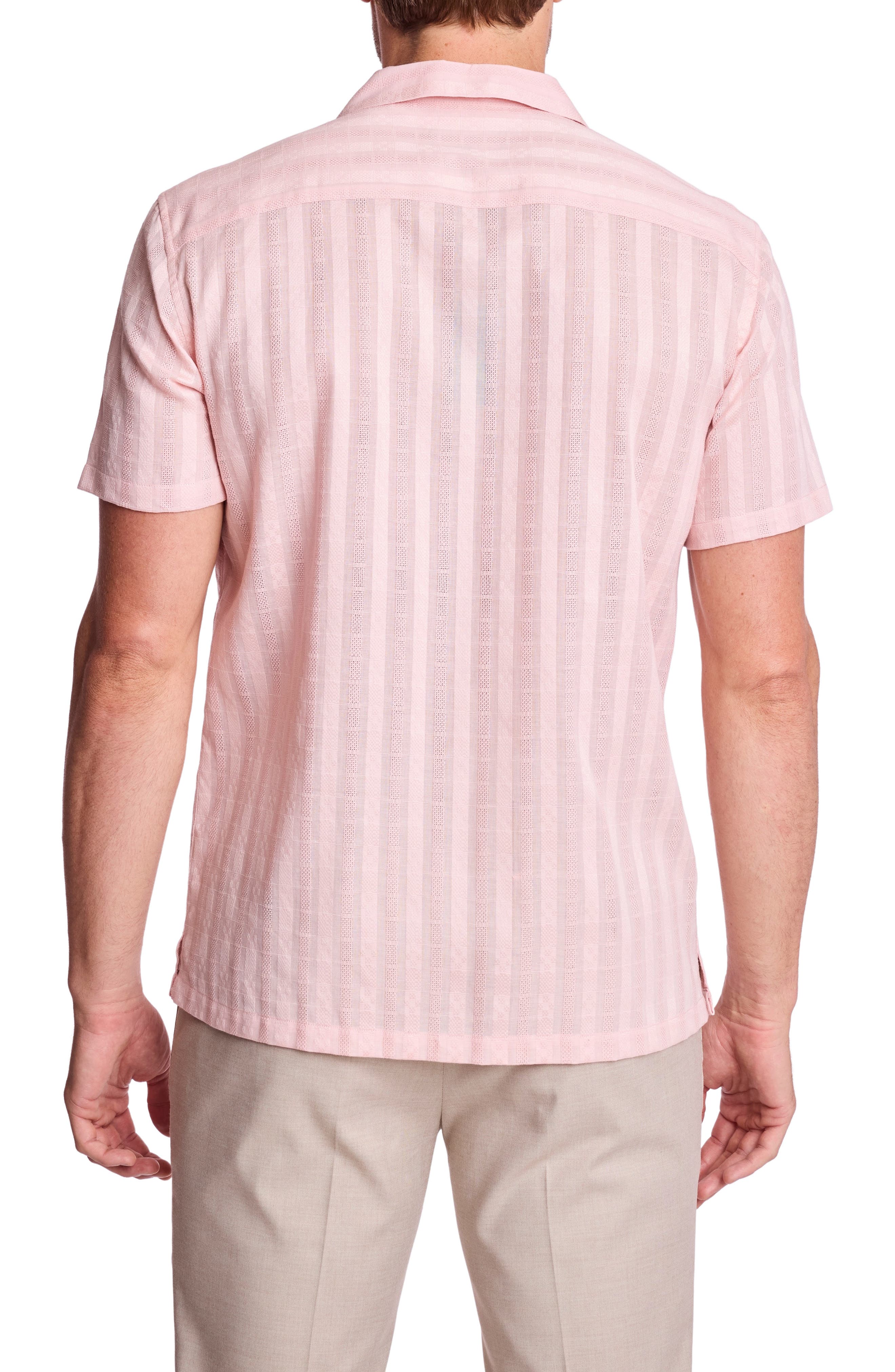 Textured Cotton Camp Shirt - image 2