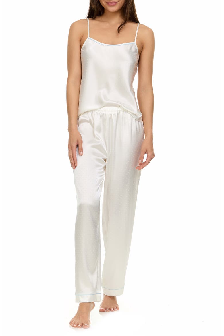 Jamie 3-Piece Travel Pajamas, Main, color, IVORY
