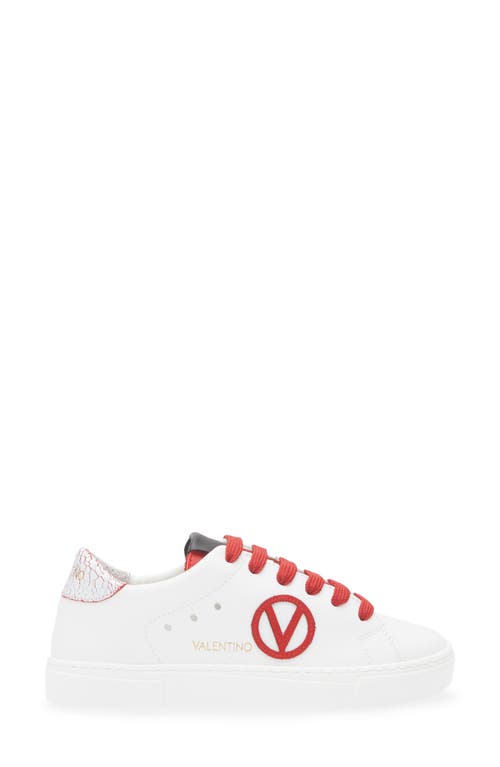 Valentino By Mario Valentino Laura Low Top Sneaker In White