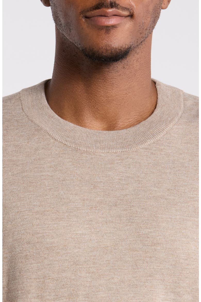 Soft Knit Crewneck T-Shirt, Alternate, color, SEAL HEATHER