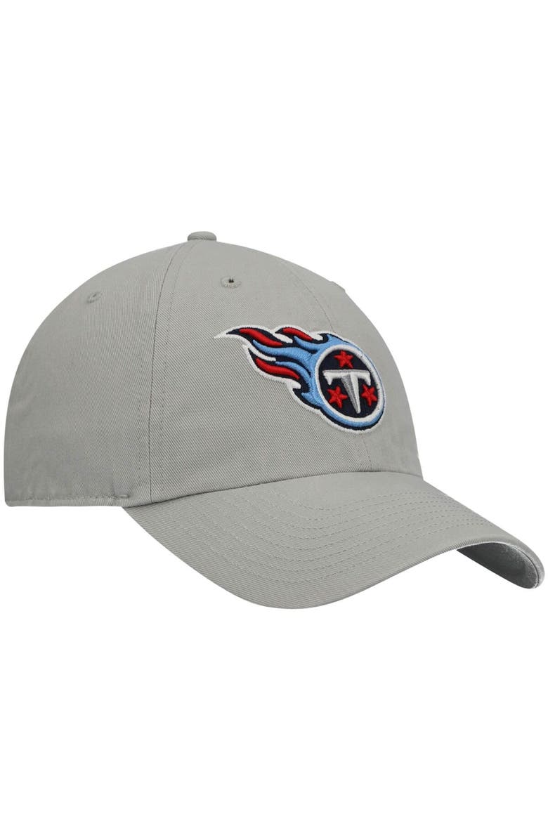 '47 Men's '47 Gray Tennessee Titans Clean Up Adjustable Hat, Alternate, color, Gray