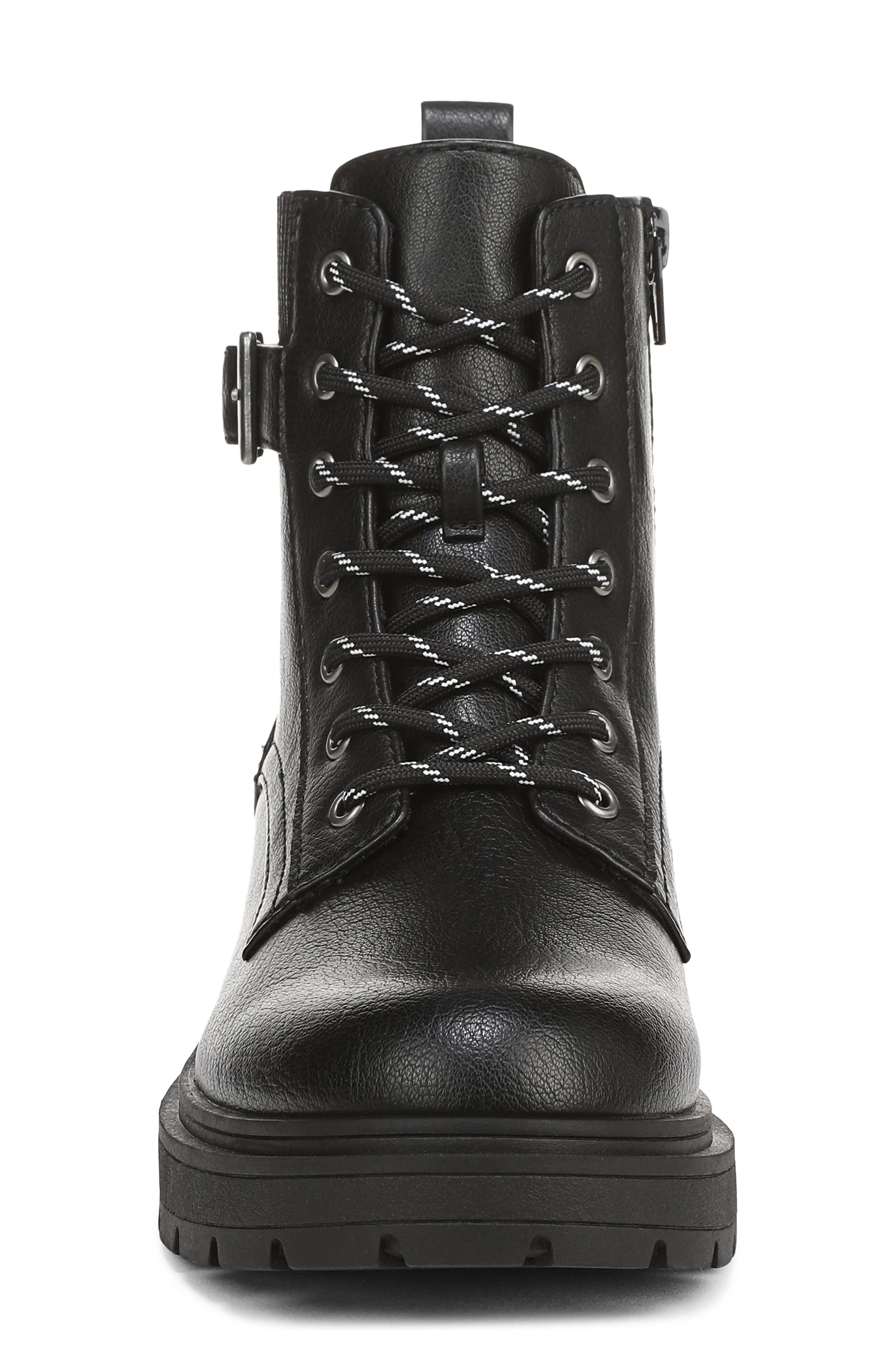 Del Mar Faux Leather Bootie, Alternate, color, BLACK FAUX LEATHER
