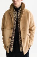 Scotch & Soda Faux Shearling Jacket