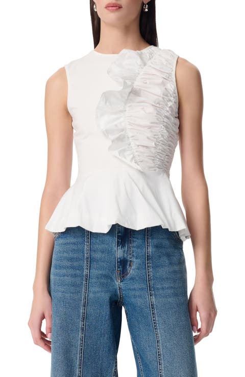 Rosa Bubble Peplum Top