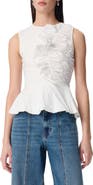 Robert Rodriguez Rosa Bubble Peplum Top