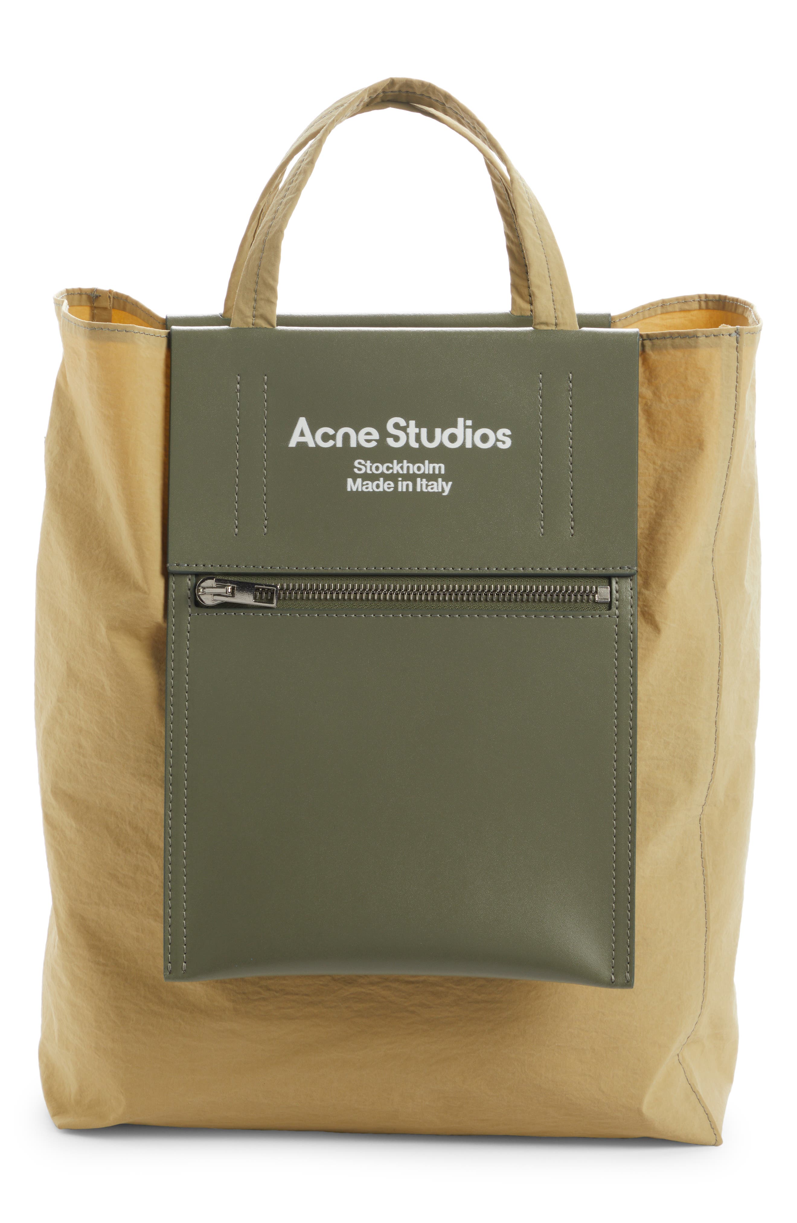Acne Studios Baker Out Papery Nylon Tote, Alternate, color, 