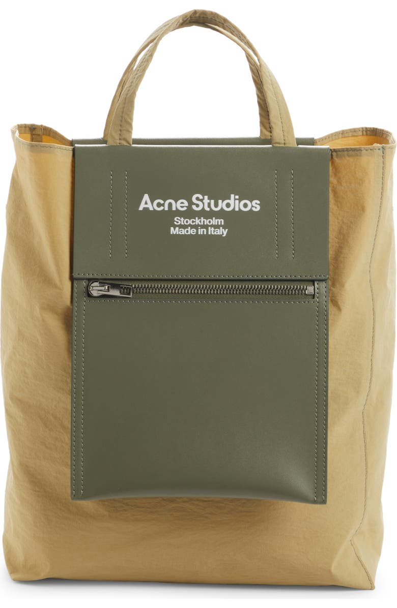 Acne Studios Baker Out Papery Nylon Tote, Alternate, color,