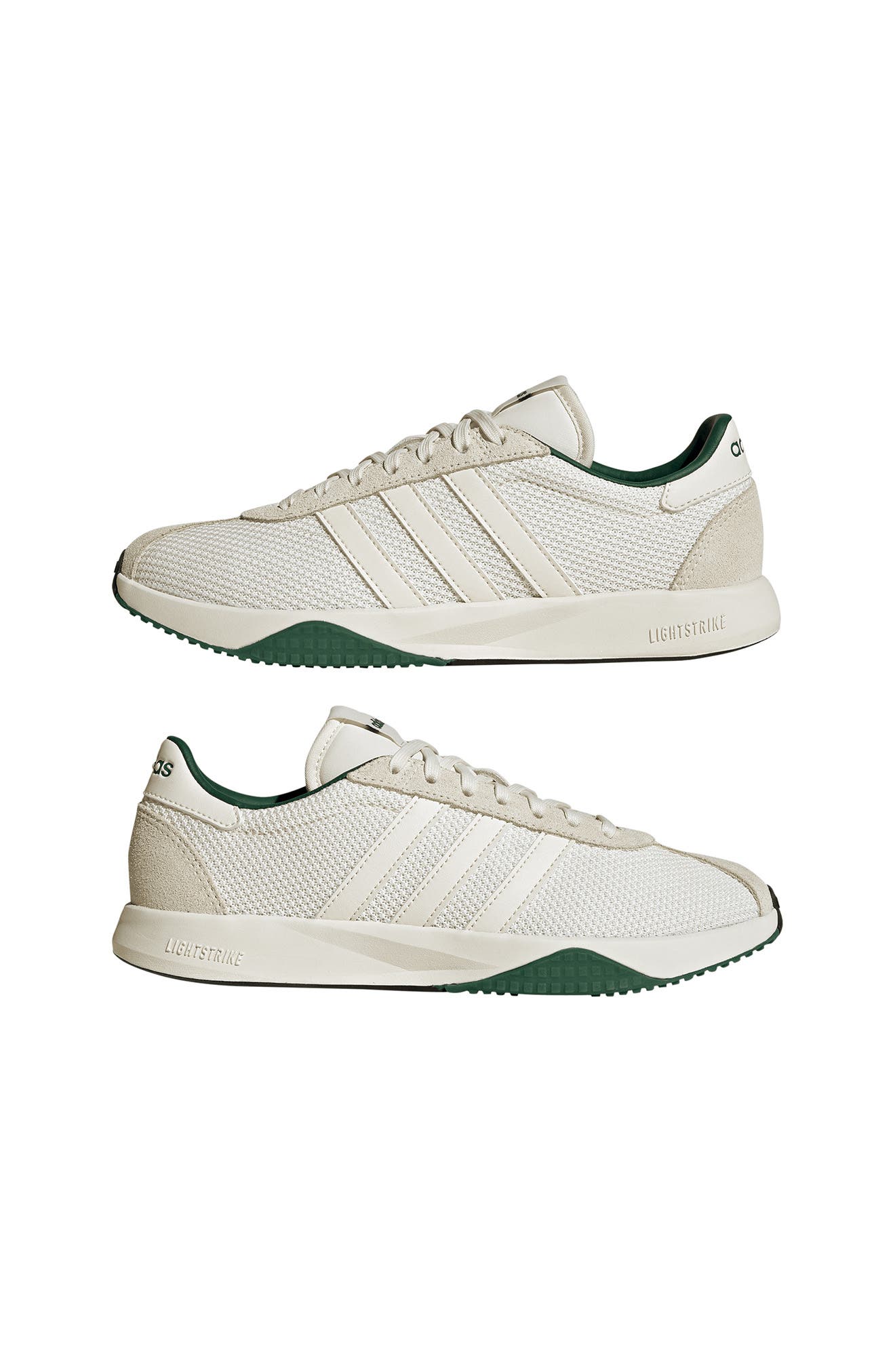 adidas Run 76/26 Sneaker, Alternate, color, Off White/ White/ Green