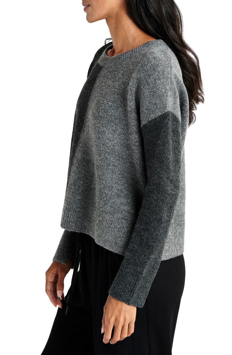 Splendid Amy Colorblock Crewneck Sweater, Alternate, color,