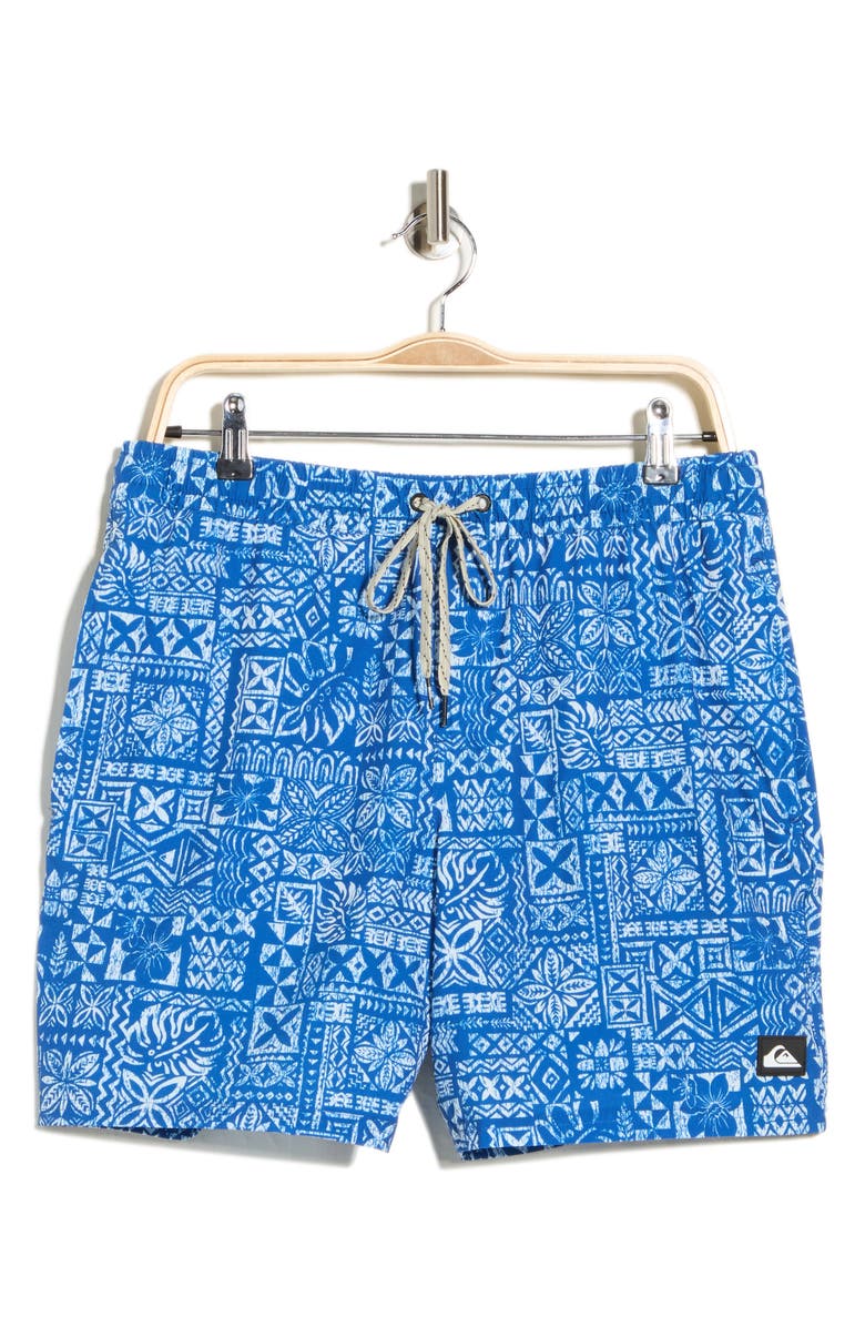 Quiksilver Puddle Swim Trunks, Alternate, color, Blue Quartz
