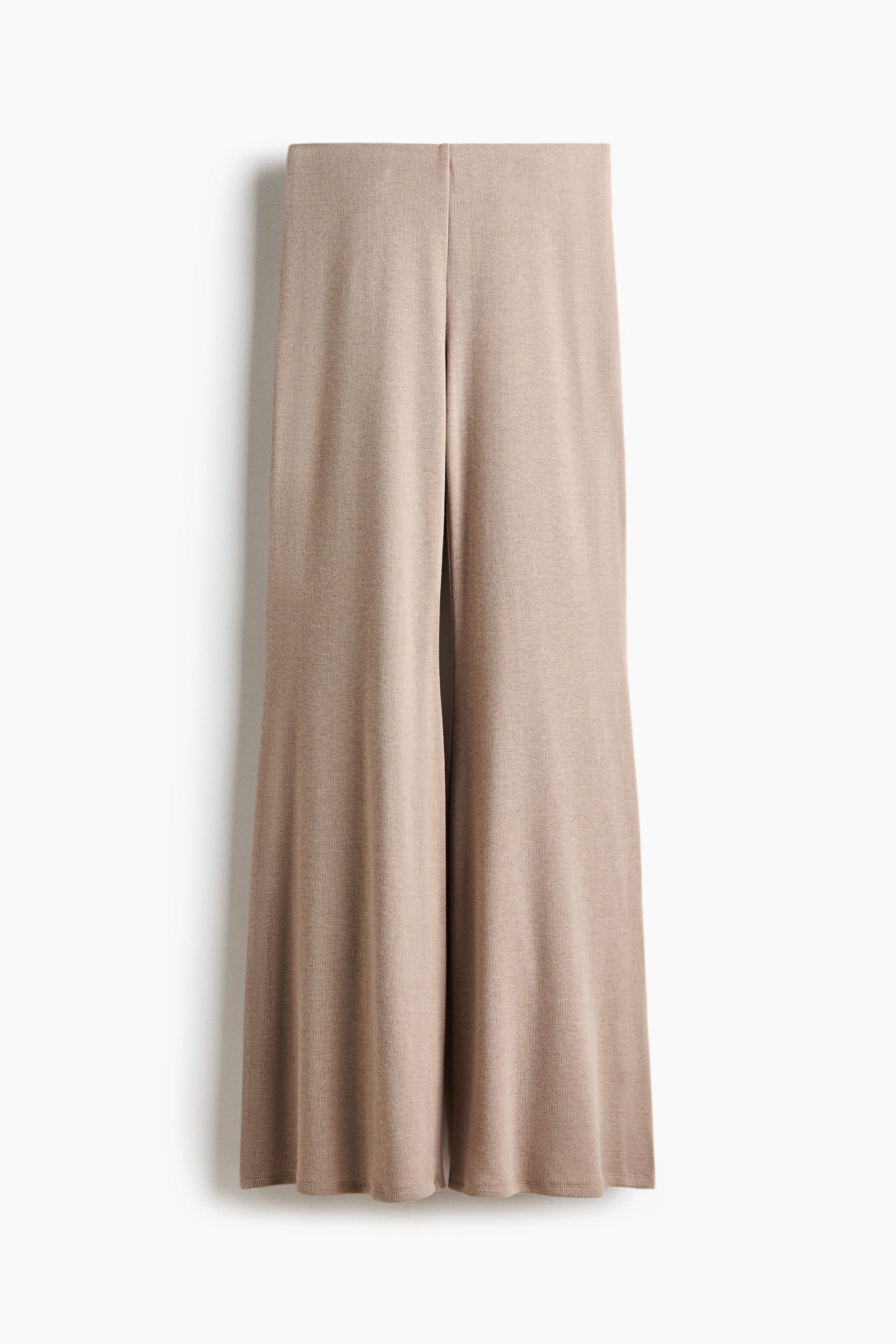 Flared Fine-knit Trousers - image 3
