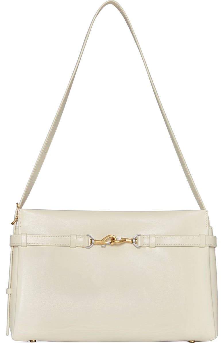 Rebecca Minkoff Small Insider Leather Shoulder Bag, Main, color, Porcelain