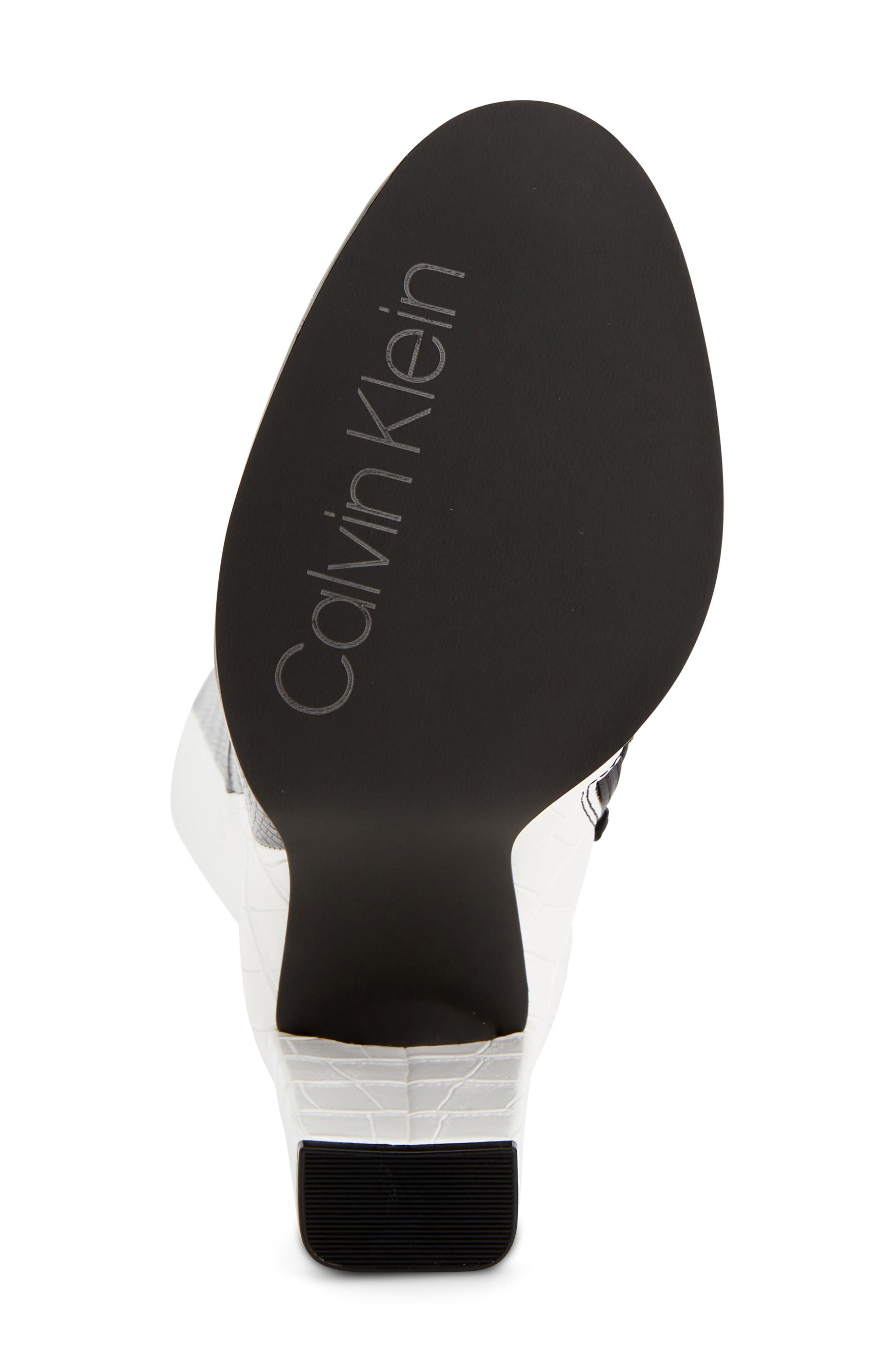 Calvin Klein Kerie Colorblock Knee High Boot, Alternate, color, 