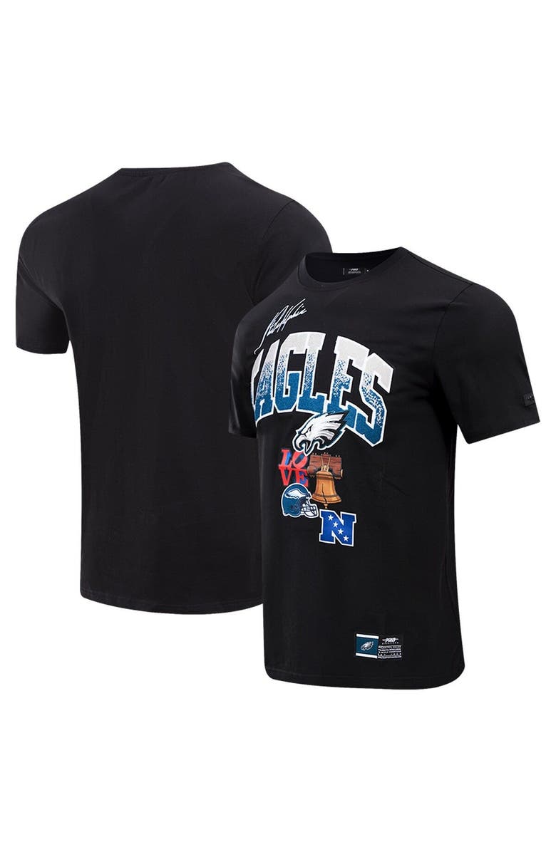 PRO STANDARD Men's Pro Standard Black Philadelphia Eagles Super Bowl LII Patch Hometown Collection T-Shirt, Main, color, 